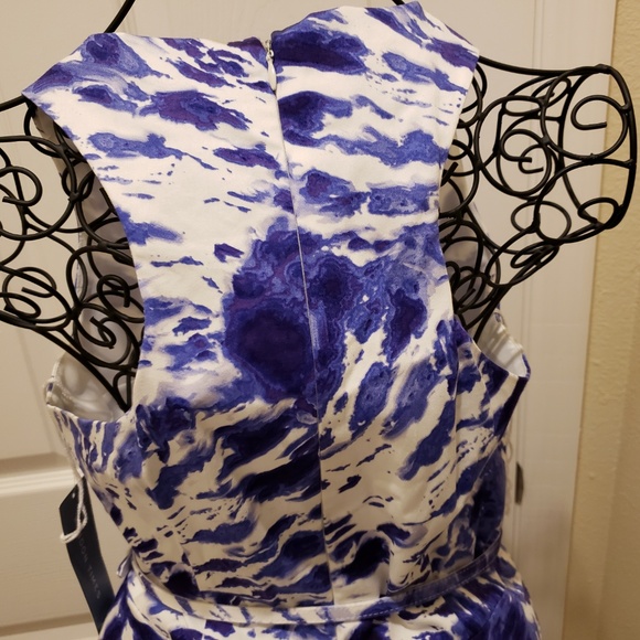 NWT London Times Purple and White Sz 6 - Picture 8 of 8